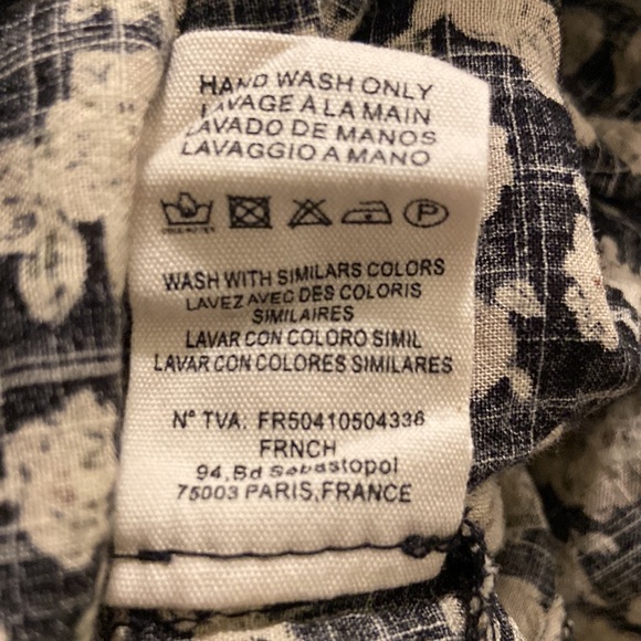 FRNCH XS Cihem black floral top - Picture 7 of 7